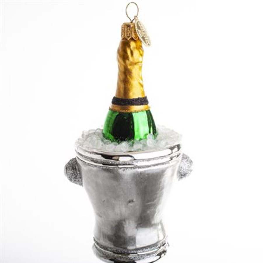 BRINK NORDIC Champagne Flaske I K Ler 12 Cm